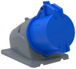 Розетка стационарная ССИ-123 32А-6ч/200-250В 2Р+РЕ IP44 MAGNUM