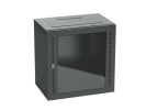Шкаф телекоммуникационный навесной, 12 U (600х600х400) дверь стекло,RAL9005