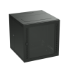 Шкаф телекоммуникационный навесной,12U (600х600х650) дверь стекло, RAL9005