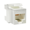 Модуль Keystone RJ45 CAT5E не экранированный, 180 градусов, белый