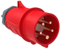 Вилка переносная ССИ-025 32А-6ч/200/346-240/415В 3Р+РЕ+N IP44 MAGNUM